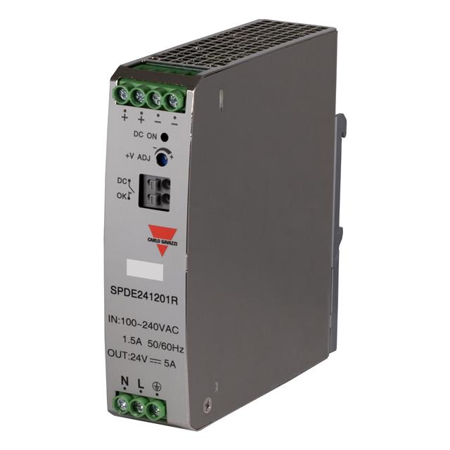 SPDEシリーズ DINレールスイッチング電源(24V/120W)【SPDE241201R】