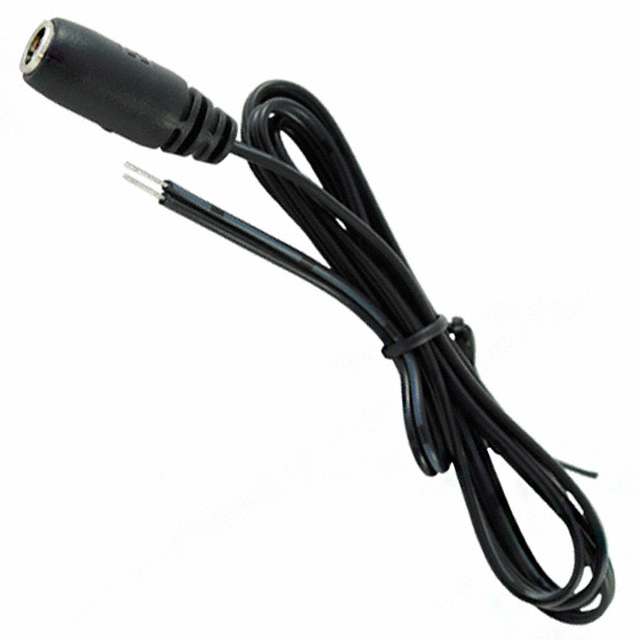 【10-01097】CBL ASSY 2.1MM JACK-CBL FLAT 3'