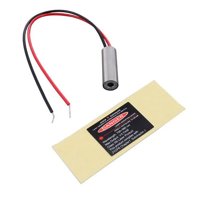 【VLM-780-03 LPT】LASER DIODE 780NM 1MW 7MM DIA
