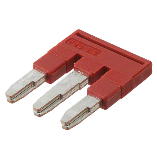 【3030242】JUMPER TERM BLK 3POS FLAT PIN