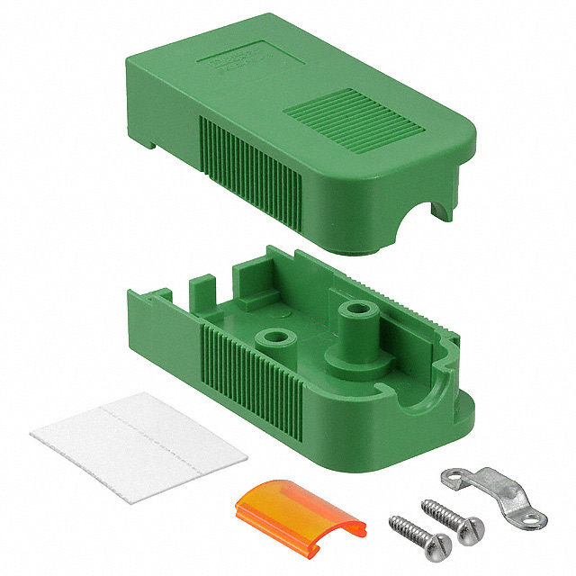 【1837227】CONN TERM BLK CABLE HSG GRN 3POS