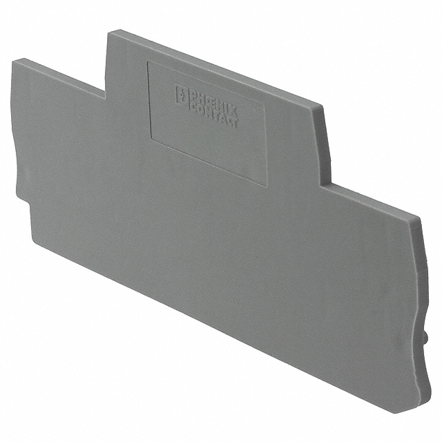 【3038558】CONN TERM BLK END PLATE GRAY