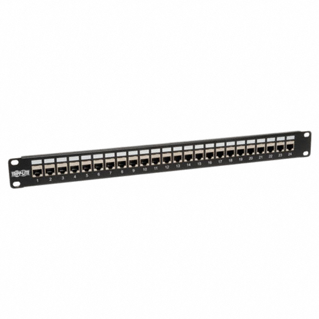 【N254-024-SH】PATCH PANEL RJ45 1URM TAA