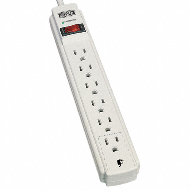 【TLP608】SURGE PROTECT STRIP 6 OUTLET 8FT