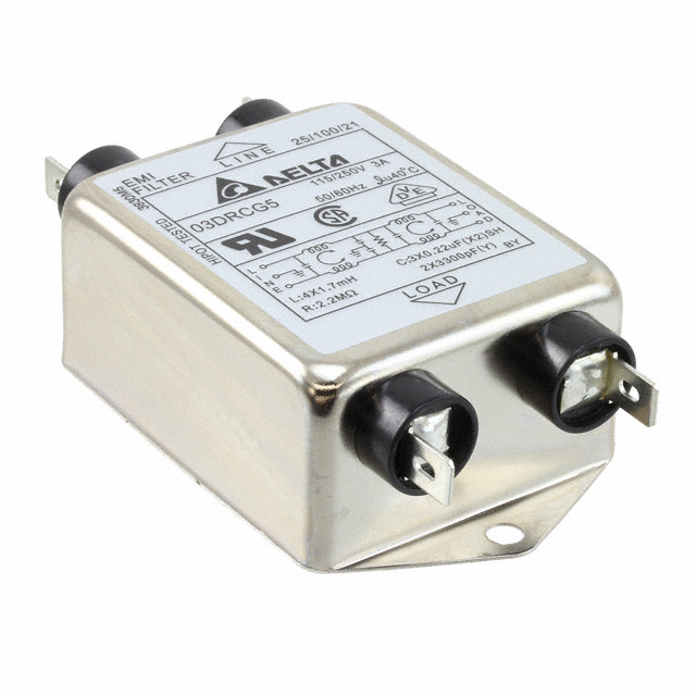 【03DRCG5】LINE FILTER 115V/250VAC 3A CHAS