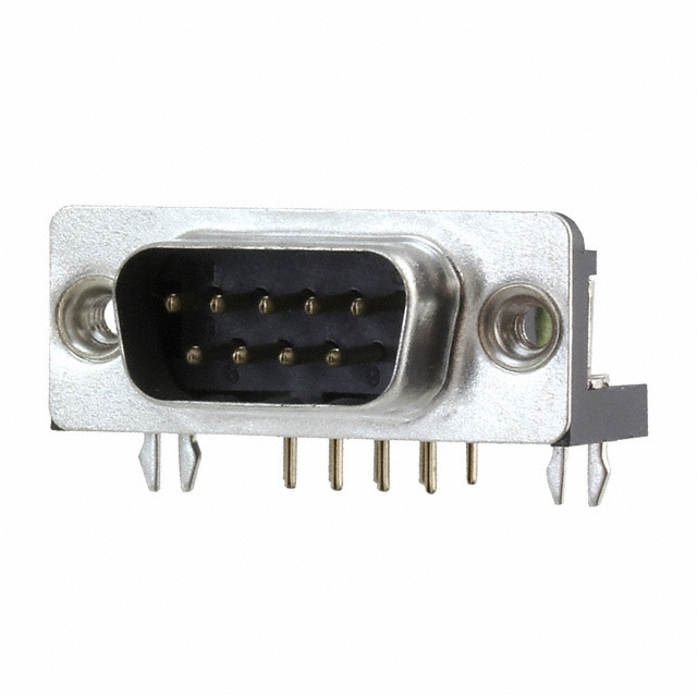 【A-DS 09 A/KG-T4S】CONN D-SUB PLUG 9POS R/A SOLDER