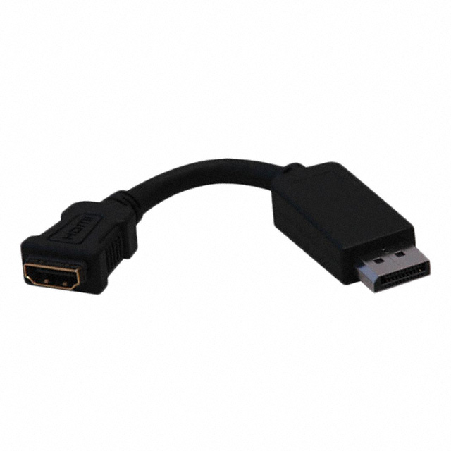 CBL DISPLAYPORT M TO HDMI-A F 6"【P136-000】
