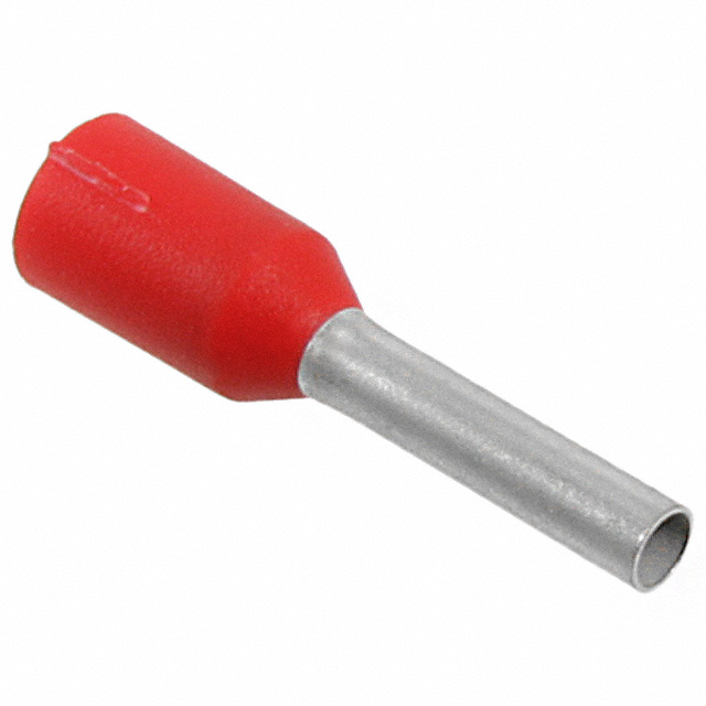 【1241002-1】CONN FERRULE DIN 17AWG RED