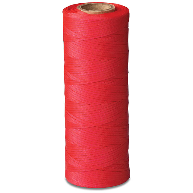 【LT2-S3-FC-RD1500】LACING TAPE RED 50LBS 1500'