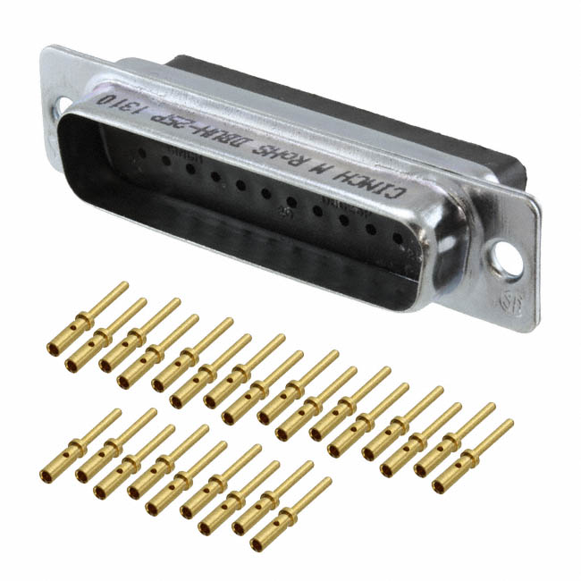 【DBUH-25P】CONN D-SUB PLUG 25POS CRIMP