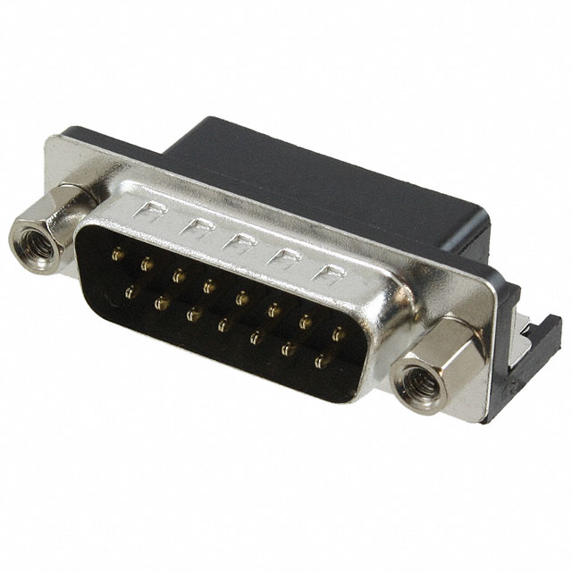 【L717SDA15PA4CH4F】CONN D-SUB PLUG 15POS R/A SOLDER