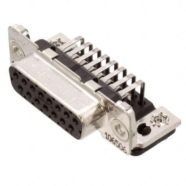【1-106506-2】CONN D-SUB RCPT 15POS R/A SOLDER