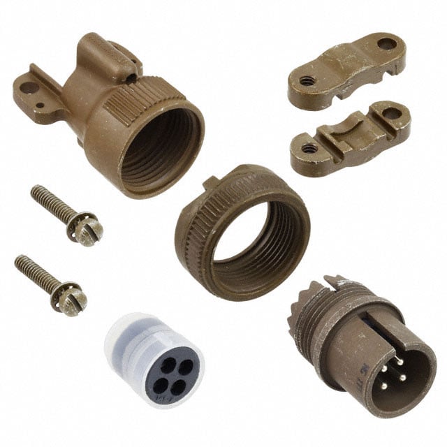 【MS3106E14S-2P】CONN PLUG MALE 4P SOLDER CUP