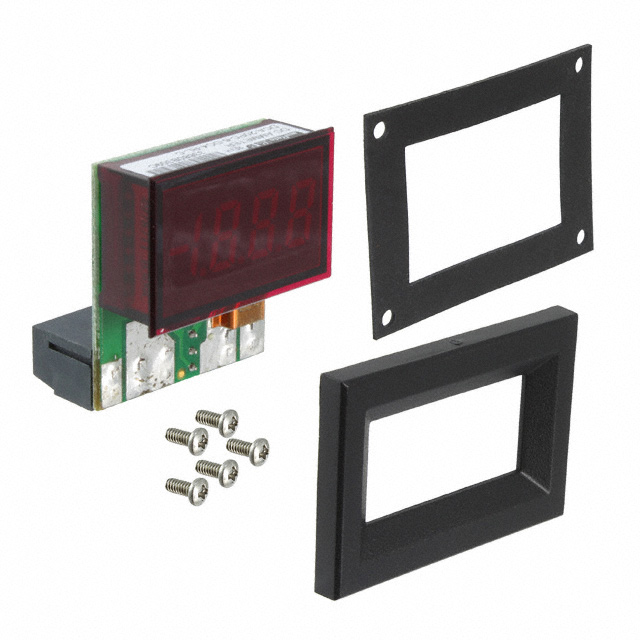【DCA-20PC-6-DC4-RL-C】AMMETER 0-19.99A LED PANEL MOUNT