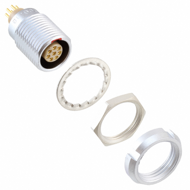【ECG.1B.308.CLN】CONN RCPT FMALE 8POS GOLD SOLDER