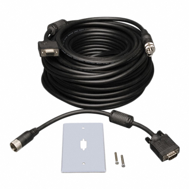 【P501-050】CABLE ASSY HD15 SHLD BLK 15.24M
