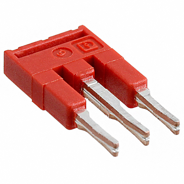 【3213027】JUMPER TERM BLK 3POS FLAT PIN