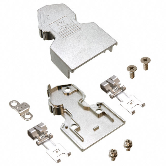 【10314-C500-00】CONN BACKSHELL 14POS 60DEG SHLD