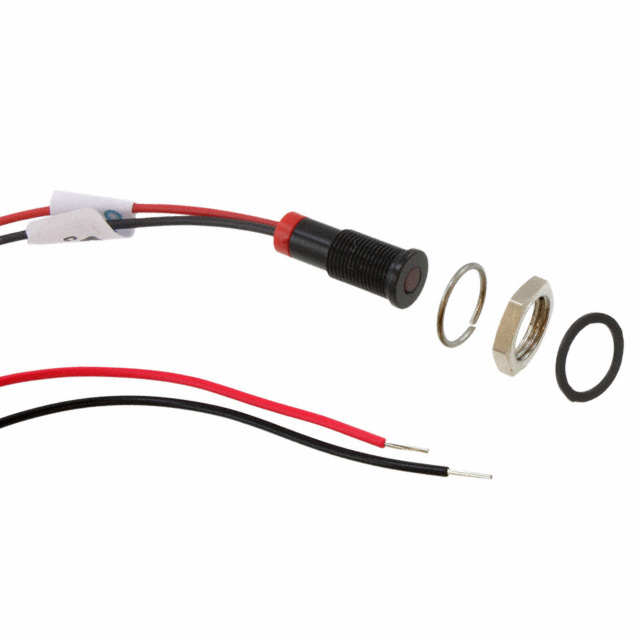 【Q6F7BXXR02E】LED PM INDICATOR FLUSH RED