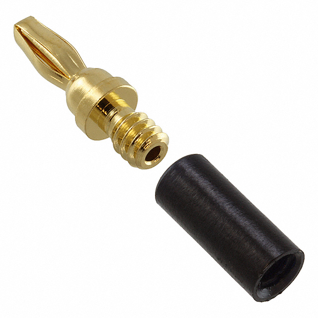 【3690-0】CONN BANANA PLUG MINI SLDR BLACK