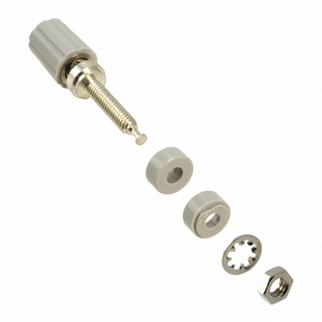【3760-8】CONN BIND POST KNURLED GRAY