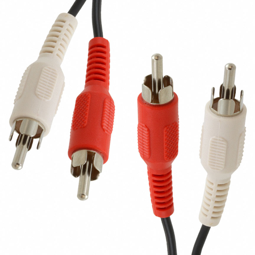 【770-20011-00050】CABLE 2RCA MALE-MALE 0.5M