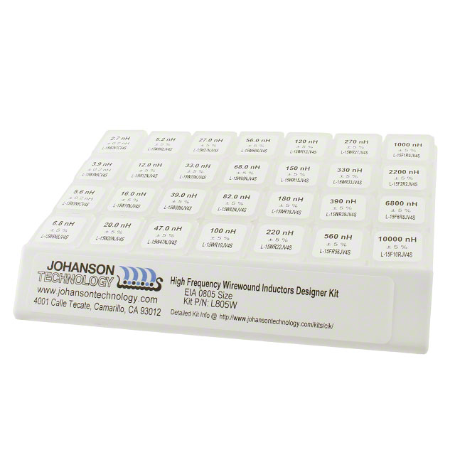 【L805W】0805 WIRE WOUND HIGH Q IND KIT