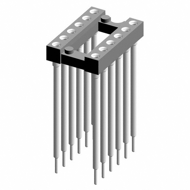 CONN IC DIP SOCKET 12POS GOLD【116-87-312-41-004101】