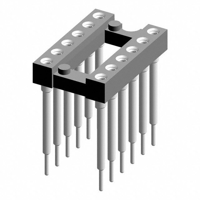 CONN IC DIP SOCKET 12POS GOLD【116-87-312-41-009101】