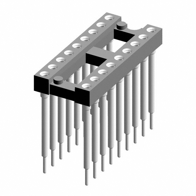 CONN IC DIP SOCKET 18POS GOLD【116-87-318-41-001101】