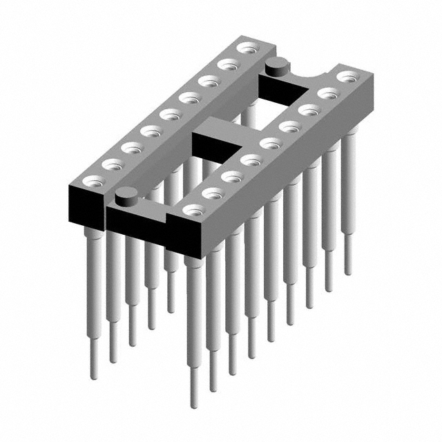 CONN IC DIP SOCKET 18POS GOLD【116-87-318-41-008101】