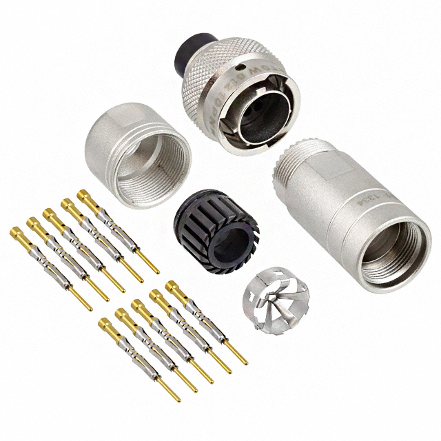 【RT0W61210PNH-K】CONN PLUG MALE 10POS GOLD CRIMP
