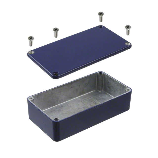 【1590BCB】STOMP BOX ALUM 4.41"L X 2.38"W