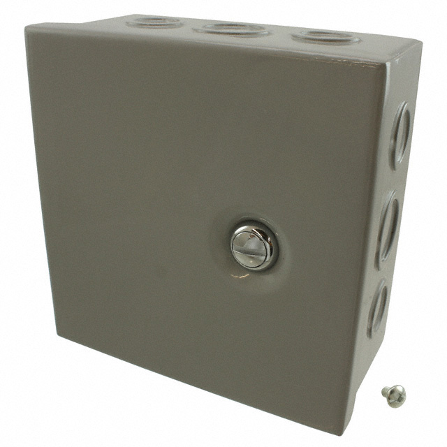 【JBH-4954-KO】BOX STEEL GRAY 6"L X 3"W