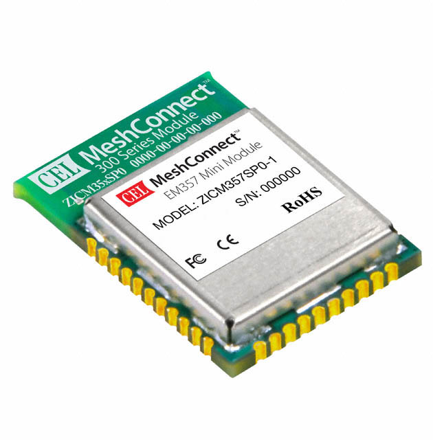 【ZICM357SP0-1C】RF TXRX MOD 802.15.4 CAST SMD