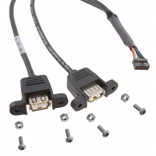 【VL-CBR-1009】16" 10-PIN 2 MM TO DUAL USB