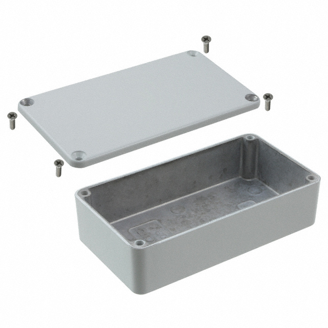 【1590BLG】STOMP BOX ALUM 4.41"L X 2.38"W