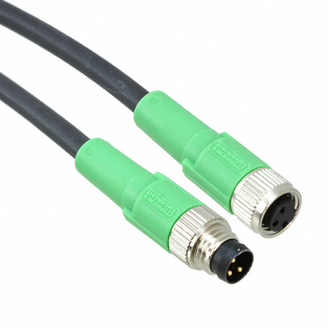 【1681910】CIRC CBL 3POS RCPT TO PLUG 1.97'