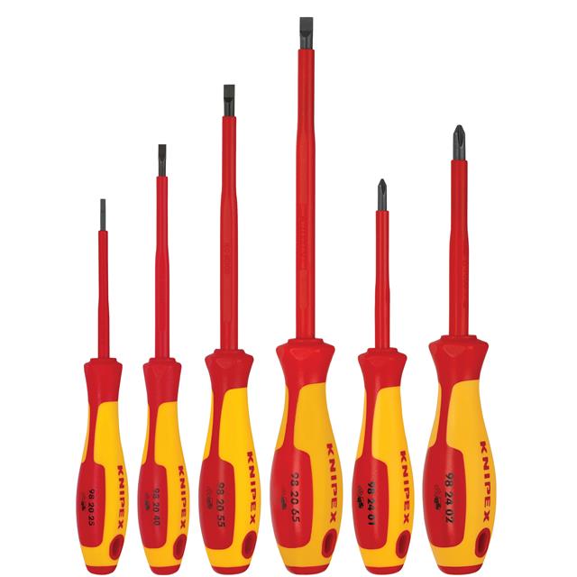 SCREWDRIVER SET 1000V INS 6PC【9K 98 98 33 US】