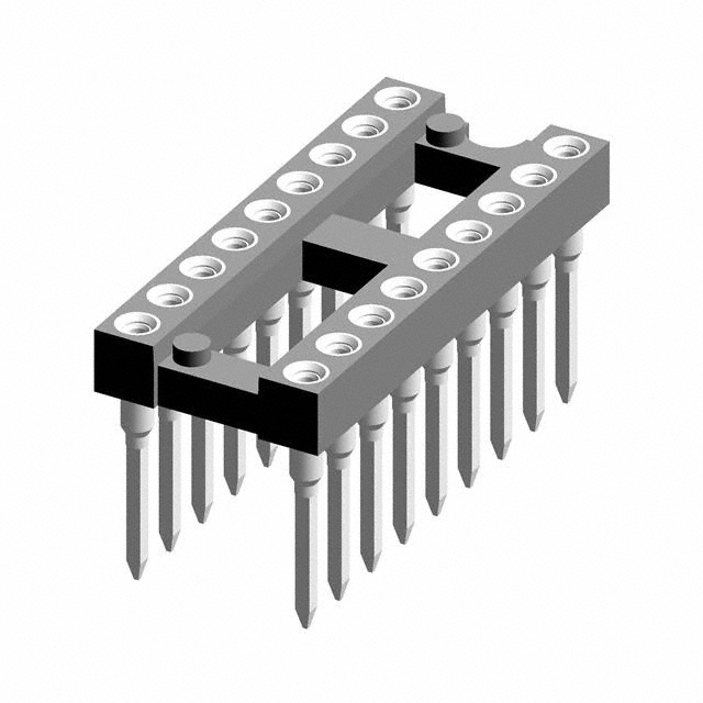 CONN IC DIP SOCKET 18POS GOLD【121-83-318-41-001101】