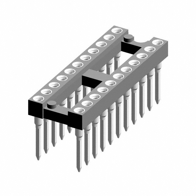 CONN IC DIP SOCKET 22POS GOLD【121-83-322-41-001101】
