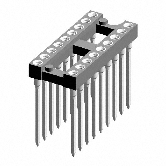 CONN IC DIP SOCKET 18POS GOLD【123-83-318-41-001101】