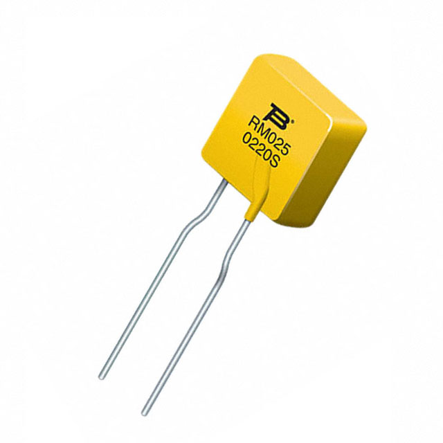 【MF-RM025/240-2】PTC RESET FUSE 240V 250MA RADIAL [digi-reel品]