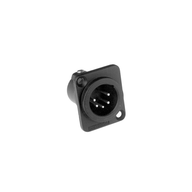 METAL PANEL MOUNT 5 PIN BLACK BU【AC5MDZB BULK】