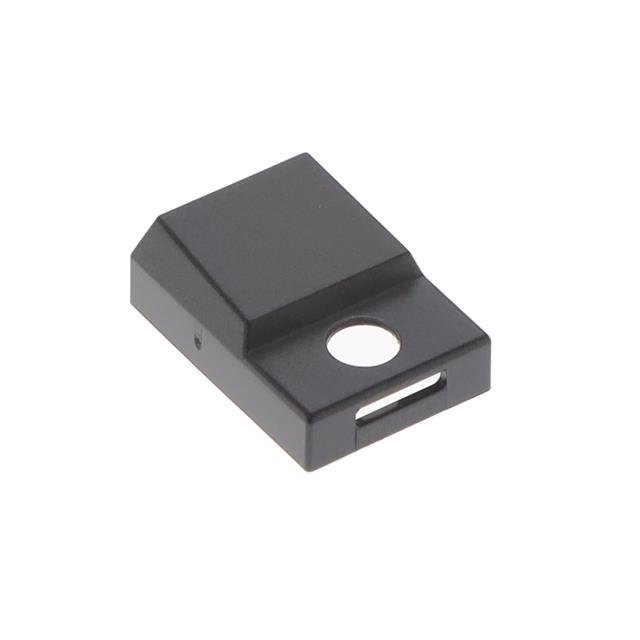 CAP PUSHBUTTON RECTANGLE BLK【96-902.0】