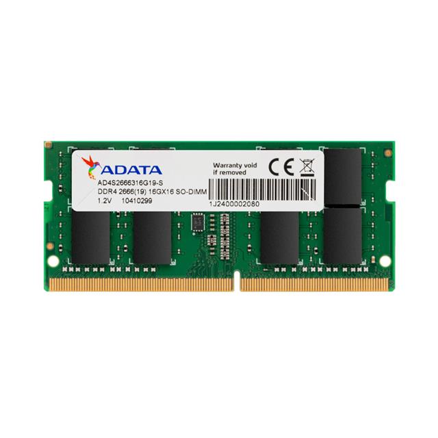 【AD4S266622G19-BSSF】ADATA SO-DIMM DDR4 2666 1.2V 2GB