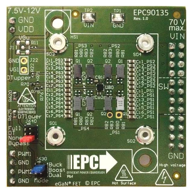 【EPC90135】DEV BD 1/2BRIDGE PARALEL EPC2218