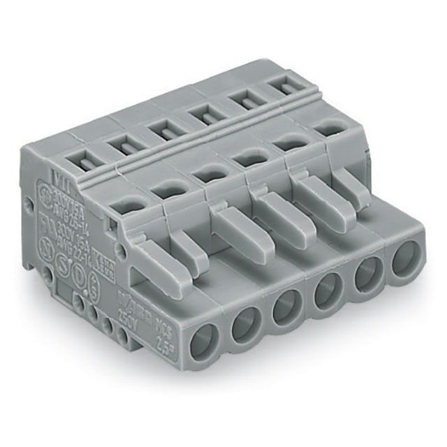 【231-104/026-000/033-000】TERM BLOCK PLUG 4POS 5MM