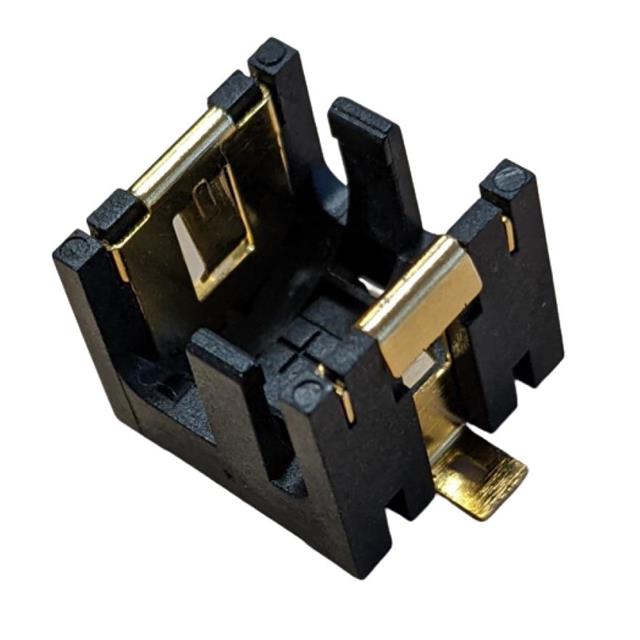 【A-BAT-CH-C0-EG-GTP1】BATTERY HOLDER 1/3N THROUGH HOLE