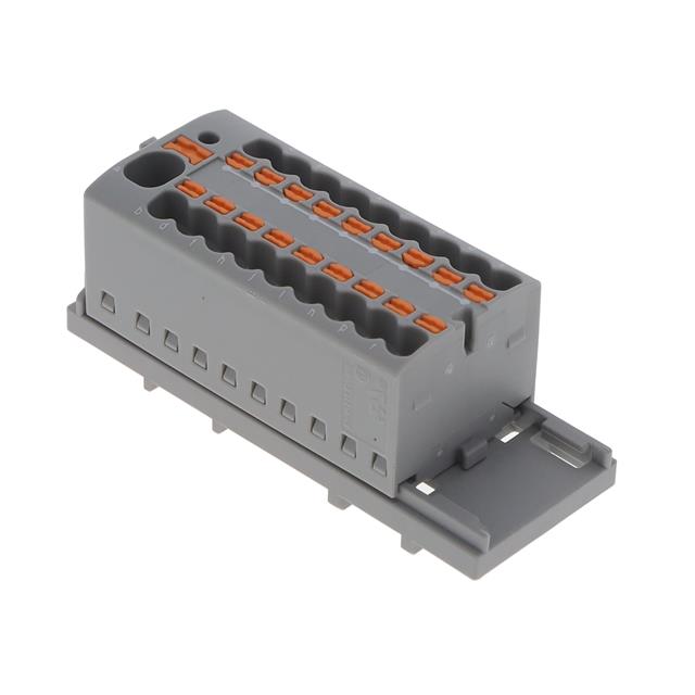 【1047454】TERM BLK 19POS GRAY